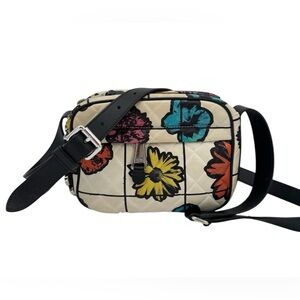 Moschino Floral Quilted Crossbody Bag With Metal Logo